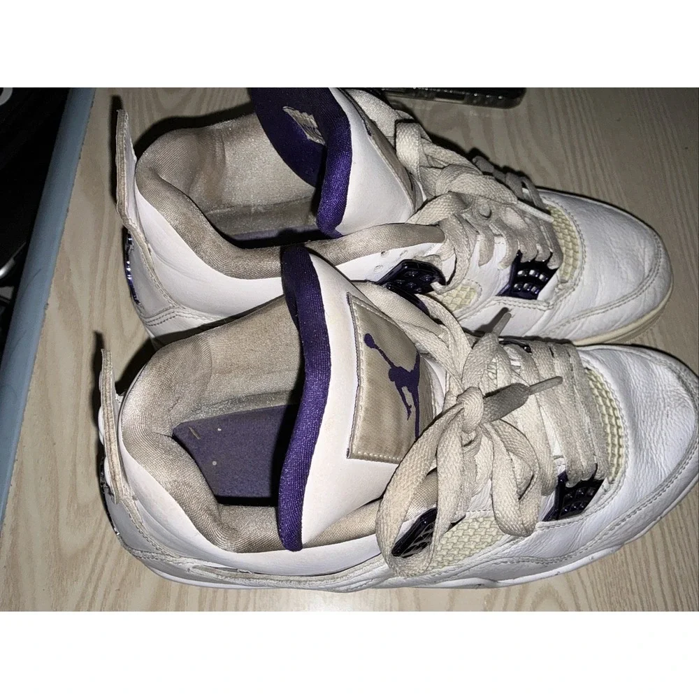 Size 10 - Jordan 4 Retro‎ Mid Purple Metallic